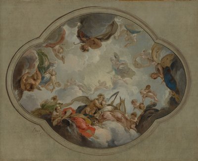Alegorie umění, 1742. od Jacob de Wit