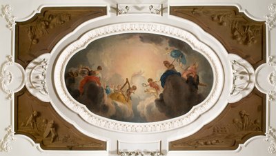 Apollo obklopený devíti múzami od Jacob de Wit