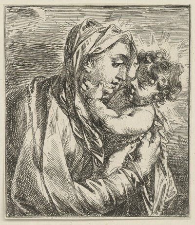 Panna Maria s dítětem od Jacob de Wit