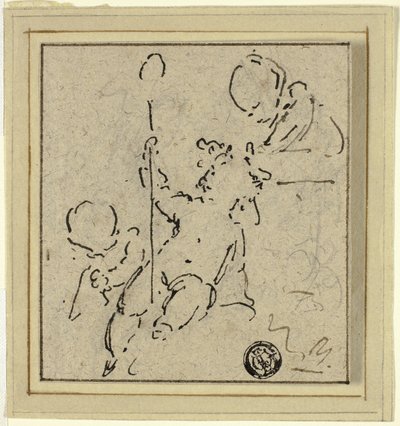 Tři Putti od Jacob de Wit