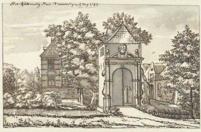 Rytířský dům Nieuwestijn (název na objektu) od Jacob van Liender