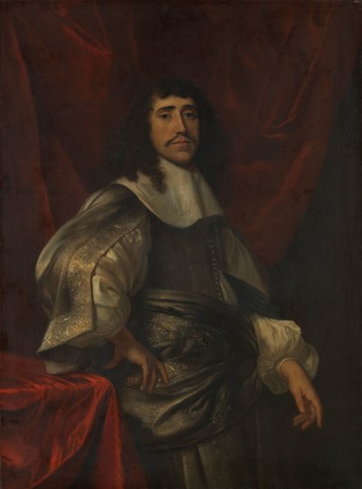 Portrét muže, považovaný za Christoffela van Gangelta, druhého manžela Lucretie Boudaenové od Jacob van Loo (attributed to)