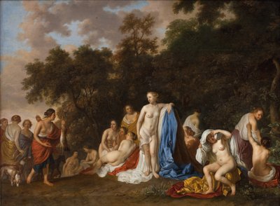 Diana a její nymfy od Jacob van Loo