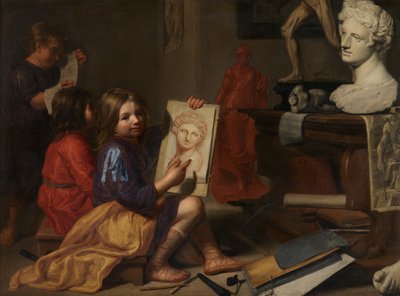 Umělcovo studio od Jacob van Oost