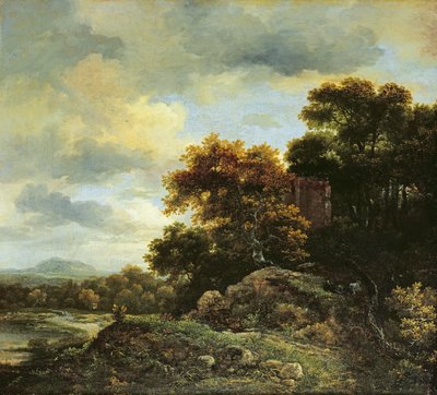 Krajina se zalesněným pahorkem od Jacob van Ruisdael