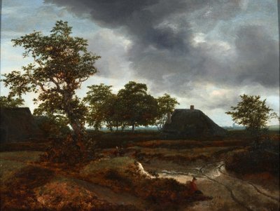 Krajina s chalupami od Jacob van Ruisdael