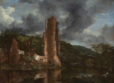 Krajina s ruinami hradu Egmond, 165055. od Jacob van Ruisdael