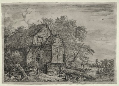Malý most od Jacob van Ruisdael
