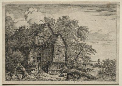 Malý most od Jacob van Ruisdael