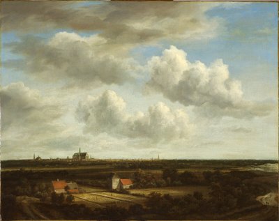 Pohled na bělicí pole u Haarlemu od Jacob van Ruisdael