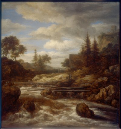 vodopád od Jacob van Ruisdael