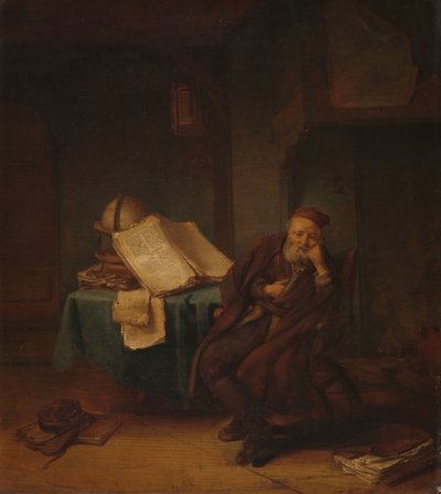 Filozof ve své studii od Jacob van Spreeuwen