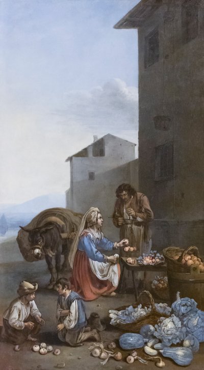 Prodavač ovoce od Jacob van Staverden