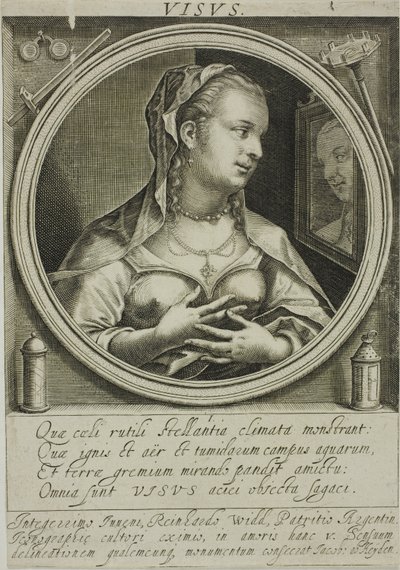 Zrak, první deska z knihy Pět smyslů od Jacob van der Heyden