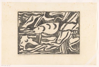 Skladba XIII (původní název) od Jacoba van Heemskerck (signed by artist)