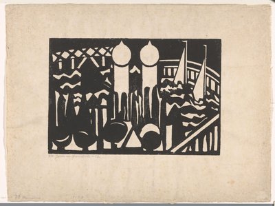 Kompozitní XVI č. 2 (původní název na objektu) od Jacoba van Heemskerck (signed by artist)