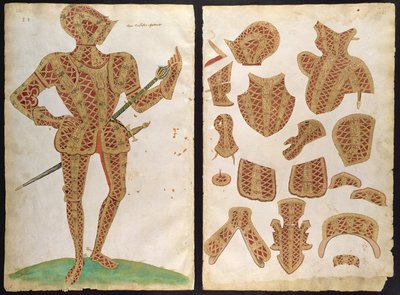 Oblek brnění pro sira Christophera Hattona, 1589 od Jacobe Halder