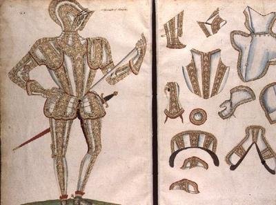 Oblek brnění pro hraběte z Essexu, kolem roku 1589 od Jacobe Halder