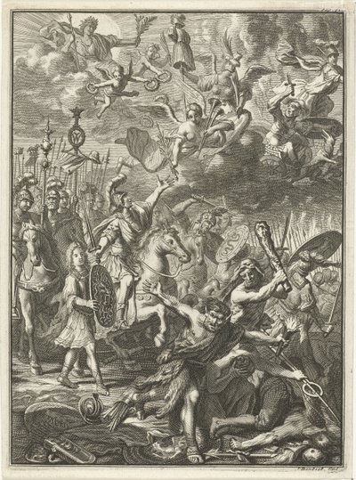 Armáda Viléma III porazí nepřátele od Jacobus Baptist
