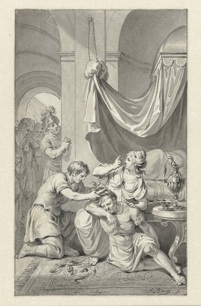 Samson a Dalila od Jacobus Buys