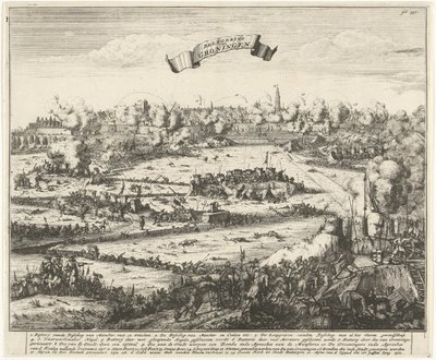 Obležení Groningenu, 1672 Siege of Groningen (název na objektu) od Jacobus Harrewijn