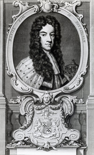 Daniel Finch, 2. hrabě z Nottinghamu a 7. hrabě z Winchilsea (1647-1730) od Jacobus Houbraken