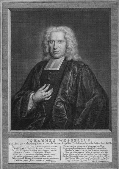 Johann Wessel, c1740 od Jacobus Houbraken