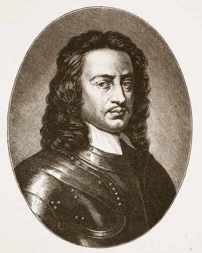 John Hampden, ilustrace z knihy "The Church of England: Spence-Jones, vyd. cca 1910 (sépiová fotografie). od Jacobus Houbraken