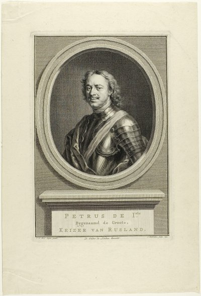 Petr I. Ruský od Jacobus Houbraken