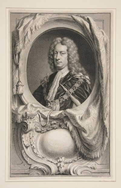 Portrét od Jacobus Houbraken