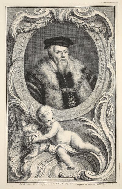 Portrét Francise Russella, ilustrace z 
