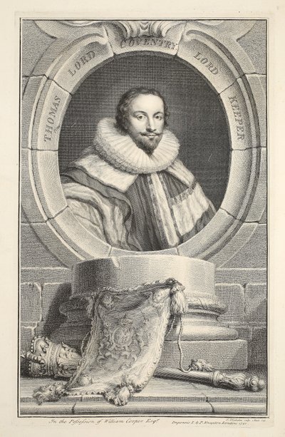 Portrét Thomase, lorda Coventryho, ilustrace z 