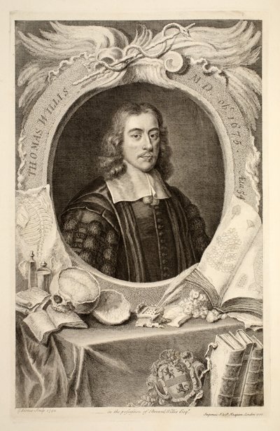 Portrét Thomase Willise, M.D., ilustrace z 