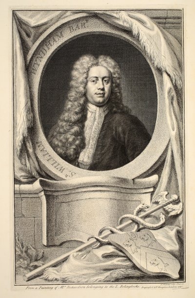 Portrét Williama Wyndhama, ilustrace z 