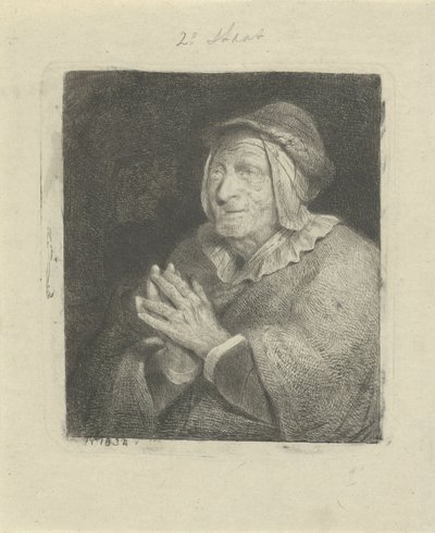 Stará žena od Jacobus Ludovicus Cornet