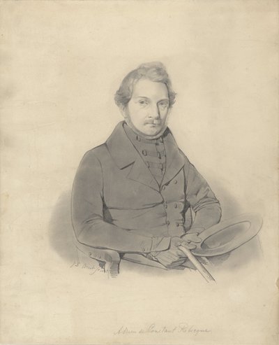 Portrét Adriena Barona de Constant Rebecque od Jacobus Ludovicus Cornet