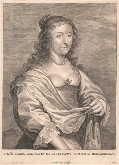 Maria Margareta de Barlemont, hraběnka z Hegmondu od Jacobus Neeffs