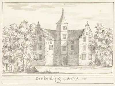 Hrad Drakenburg poblíž Soestdijk od Jacobus Stellingwerff