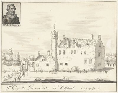 Zámek Groenevelt v Delflandu od Jacobus Stellingwerff