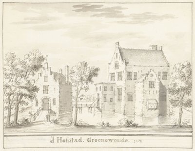 Hrad Groenewoude poblíž Woudenberg, v roce 1382 