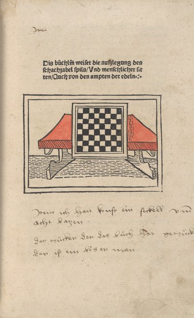 Kniha šachů, 1483. od Jacobus de Cessolis