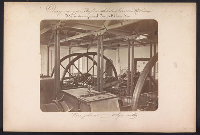 Čerpací stanice Bovenstoom Prins Alexander / Kralingscheveer 18. září 1869 (název na objektu) Rekultivace jezer v Schieland východně od Rotterdamu (název série na objektu) od Jacobus van Gorkom jr.