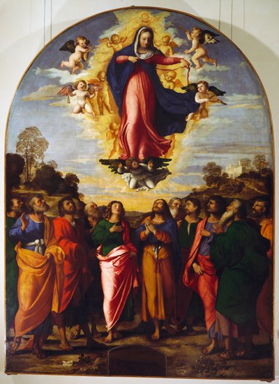 Nanebevzetí Panny Marie od Jacopo (c.1480 1528) Palma