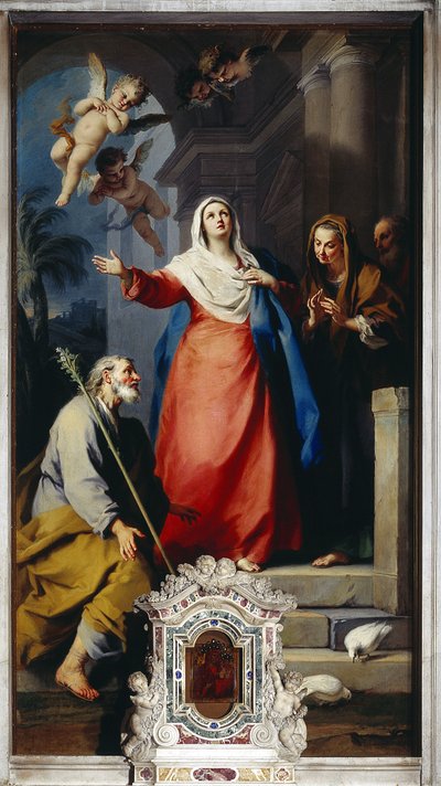 Návštěva (malba od Jacopo Amigoni