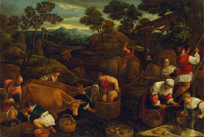 Podzim od Jacopo Bassano