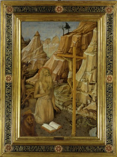 Kajícný svatý Jeroným v poušti, 1450. od Jacopo Bellini