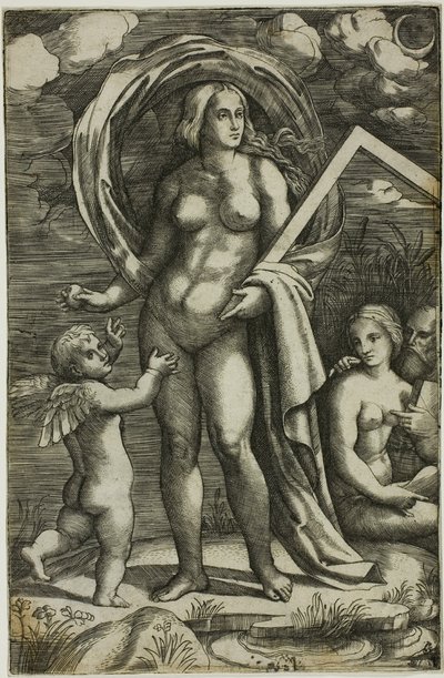 Venuše a Amor od Jacopo Francia