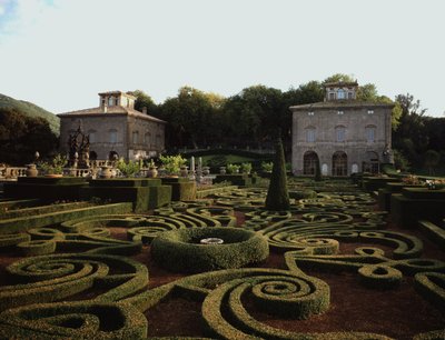 Pohled na Villa Lante od Jacopo Vignola