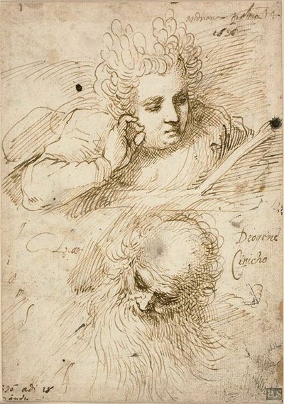 Andriana Palma a Diogenes Cynik od Jacopo Palma il Giovane