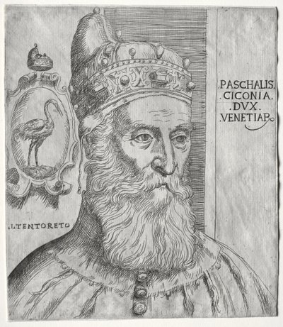 Portrét Pasquale Cicogna, dóže z Benátek. od Jacopo Palma il Giovane